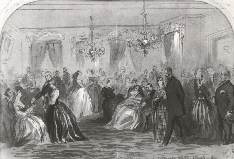 Thomas Nast Ladies- Parlor at Willard-s Hotel